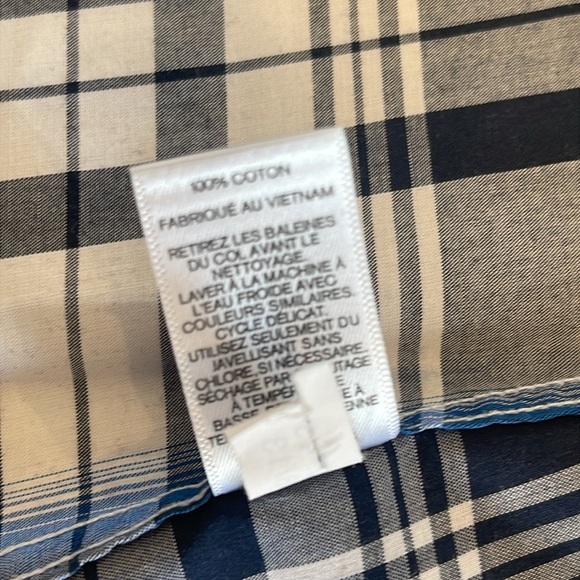 Express Plaid Button-Down Long Sleeve Shirt - Size M (Neck 15-15 1/2) - Picture 7 of 7